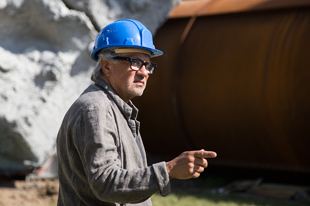 Expostion d'Anish Kapoor au Château de Versailles.