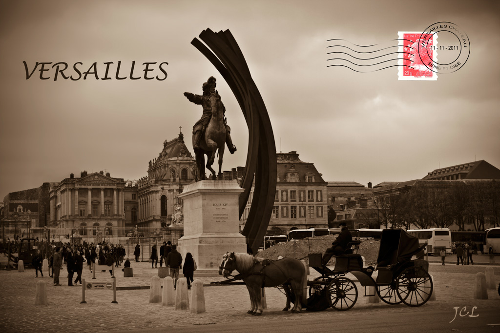 l'artiste bernar venet expose à versailles