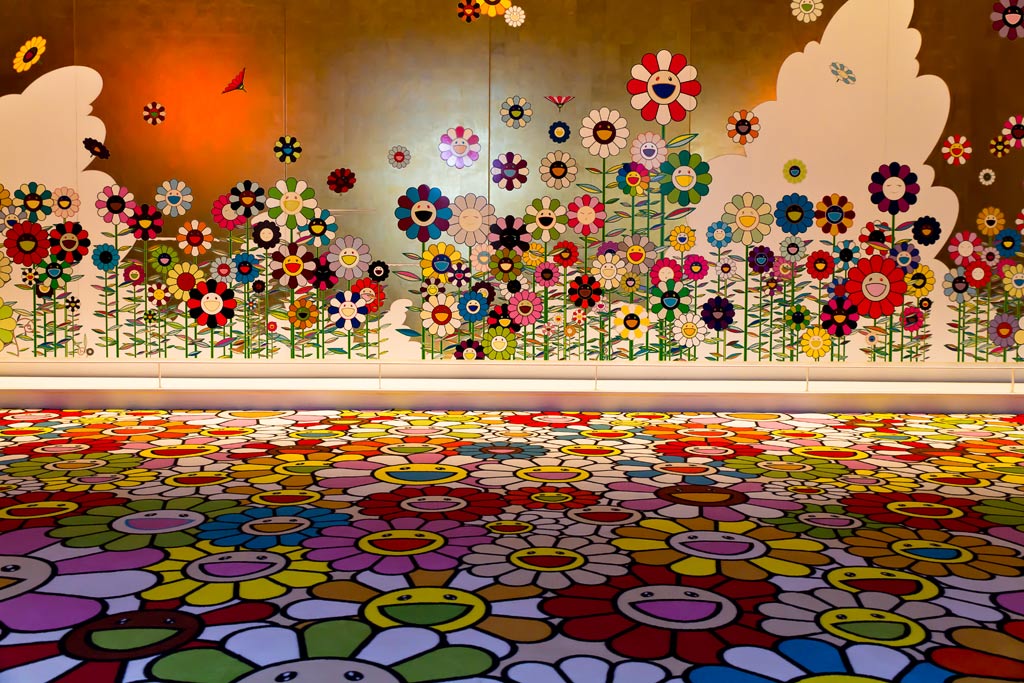 Takashi Murakami Carpet Château de Versailles.