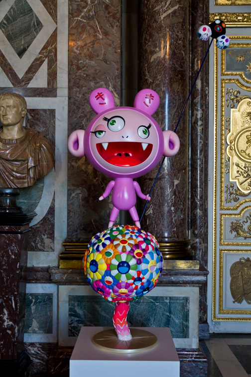 Takashi Murakami au Château de Versailles.