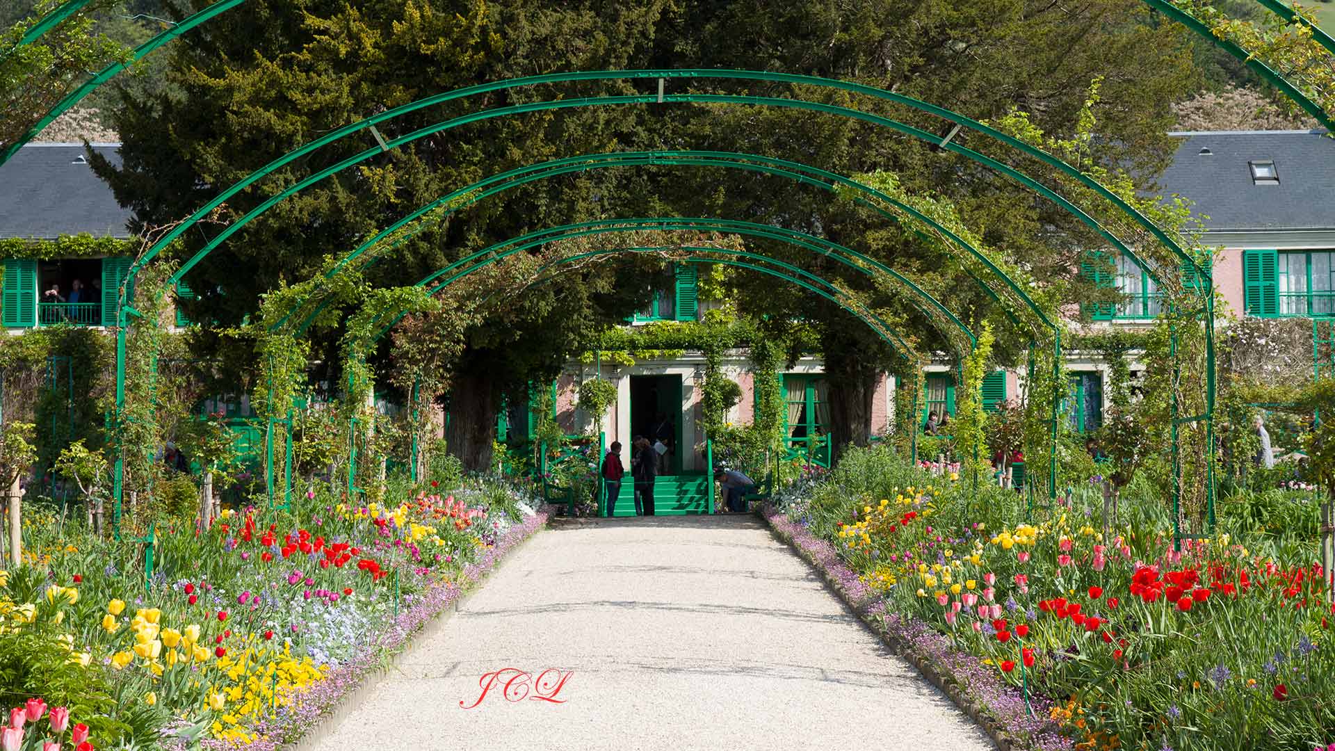 Promenade dans le Jardin de Claude Monet à Giverny.