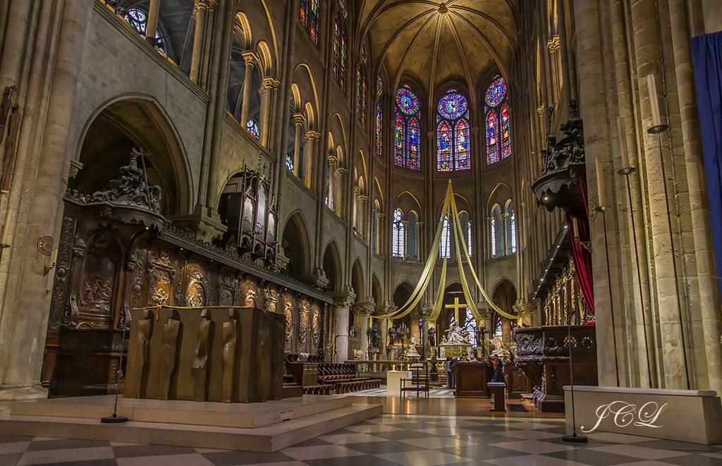 Cathédrale Notre-Dame de Paris avant incendie du 15 avril 2019.