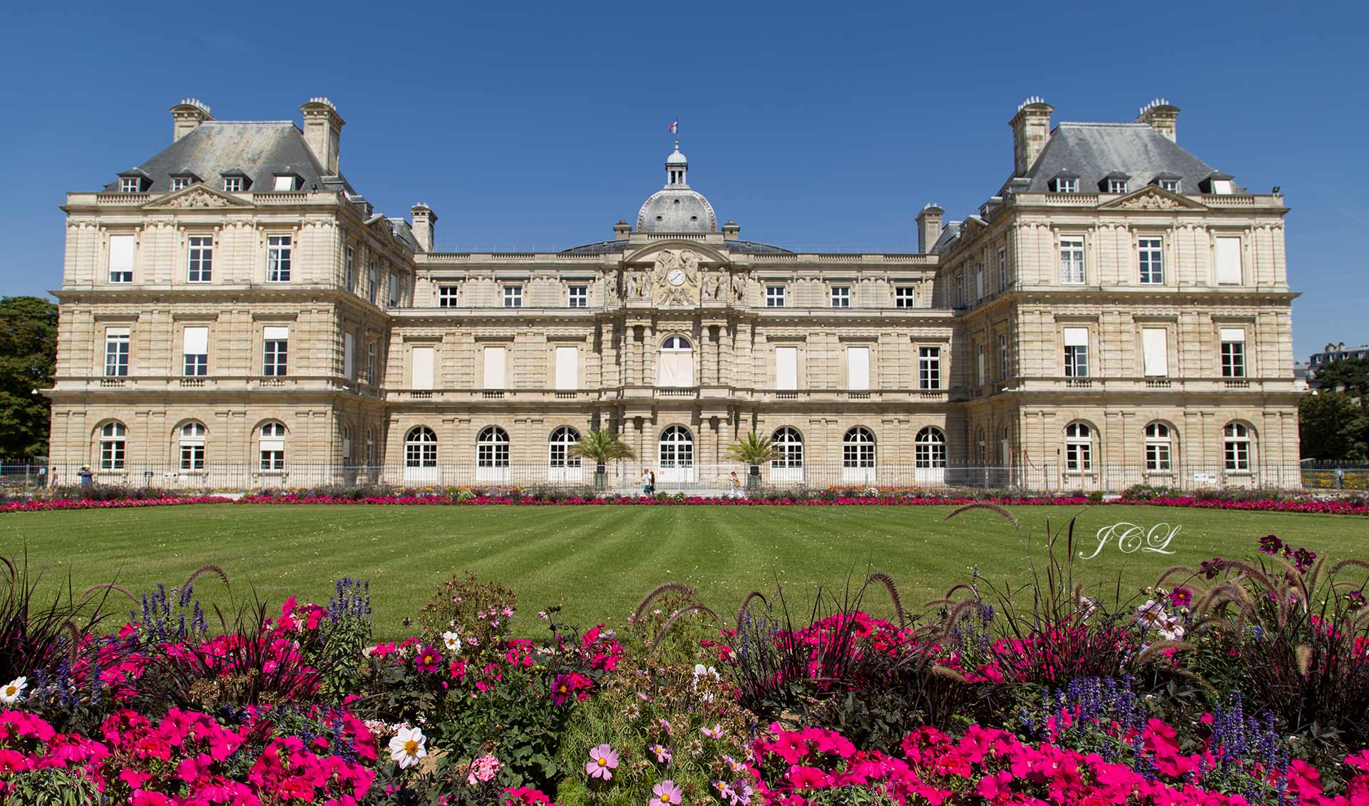 Palais et Jardin du Luxembourg à Paris.