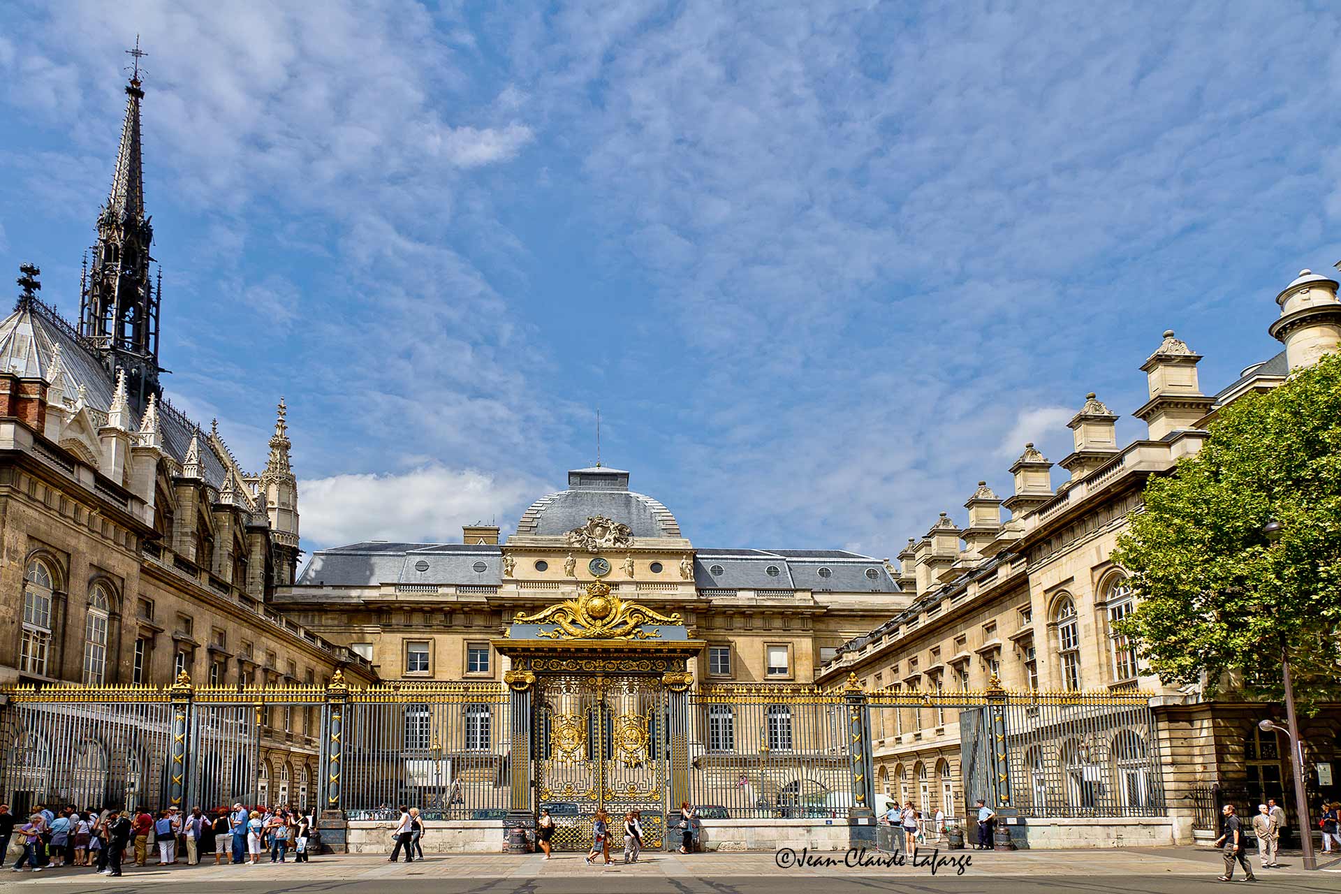 Palais de justice de Paris sur l'Ile de la Cité.