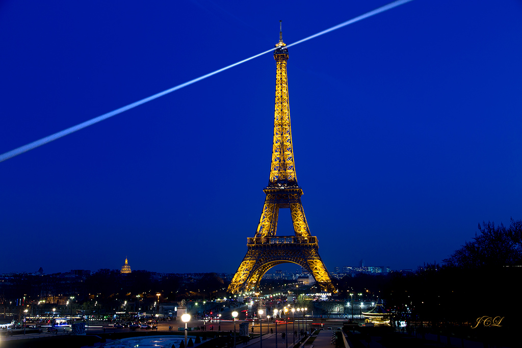 Belles photographies de la Tour Eiffel prise de vue au Trocadéro, au Palais de Chaillot