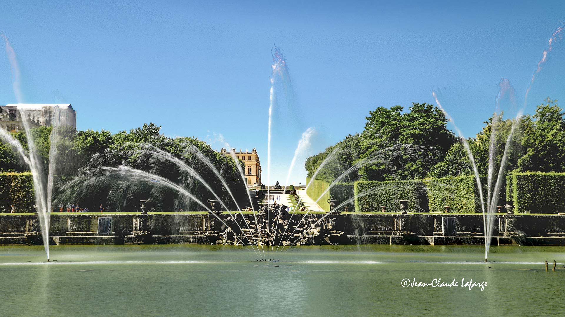 Visite des Jardins du Château de Versailles. 