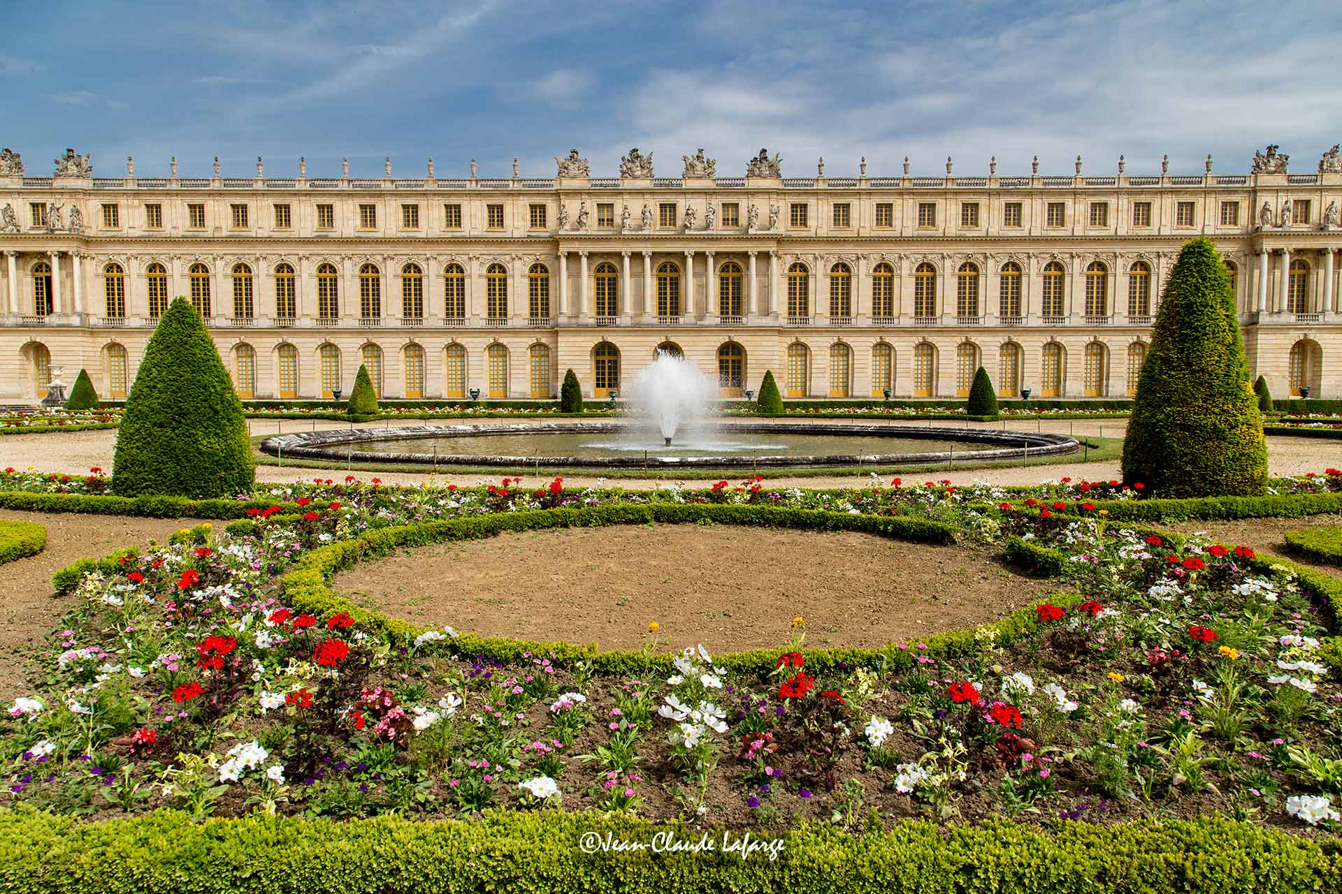 Parterre du Midi du Jardin du Château de Versailles. 