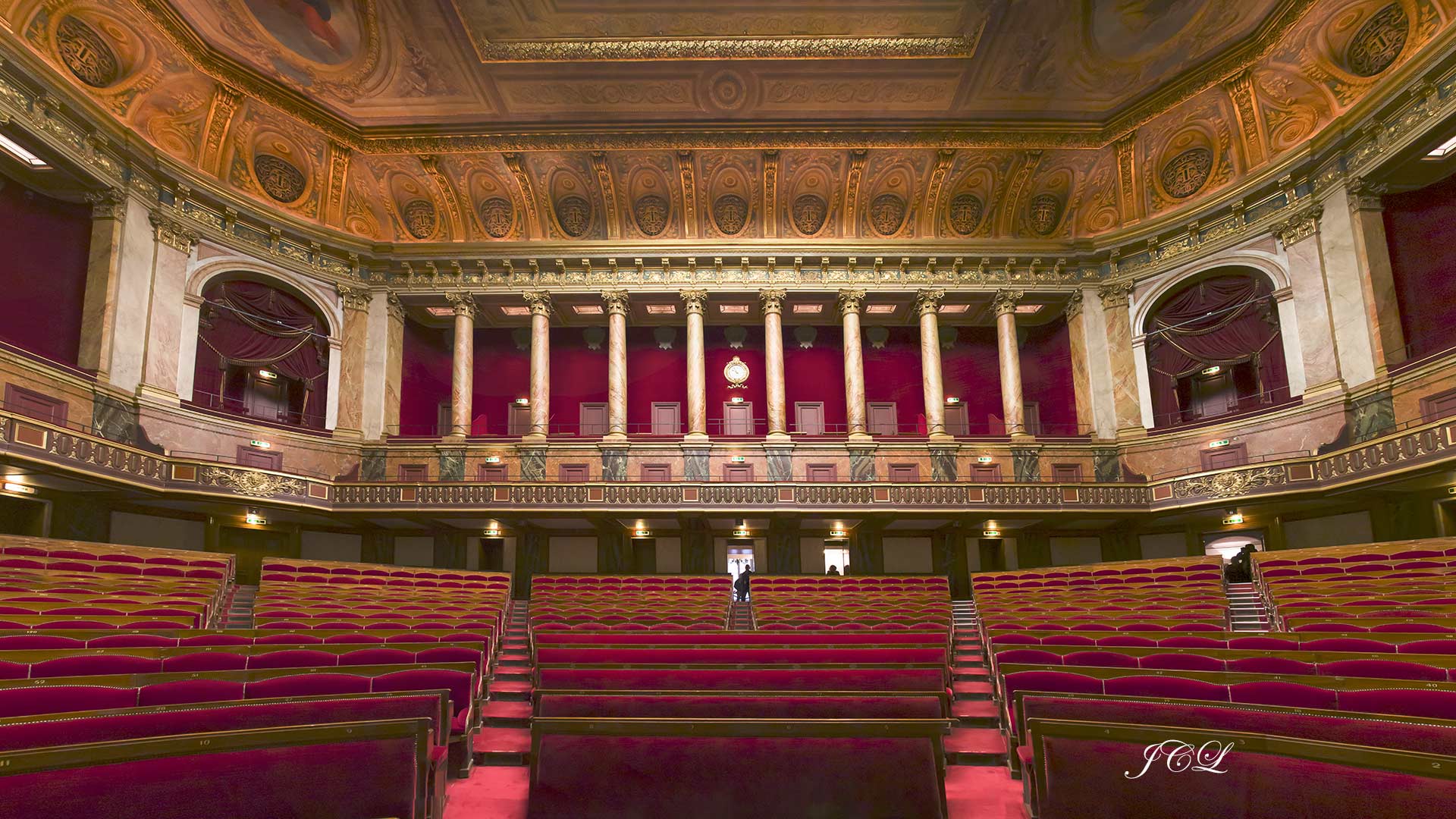 Salle du Congrès dans l'Aile du Midi au Château de Versailles.