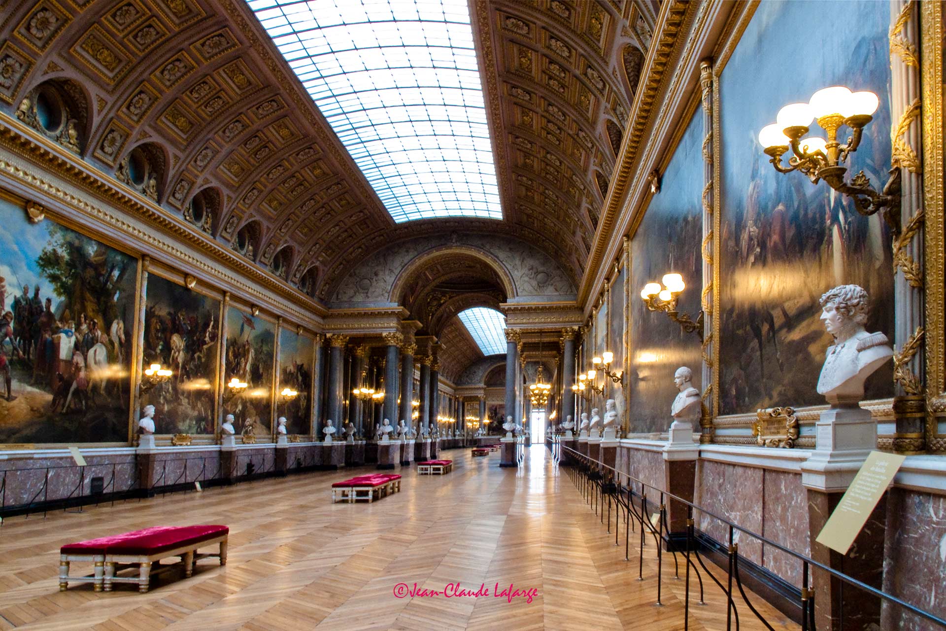 La Galerie des batailles du Château de Versailles.